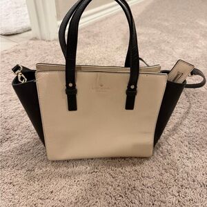 Kate Spade Black and Cream Crossbody Bag